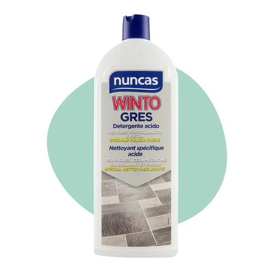 NUNCAS WINTO GRES 1L DETERGENTE ACIDO PER GRES PORCELLANATO E PIETRA