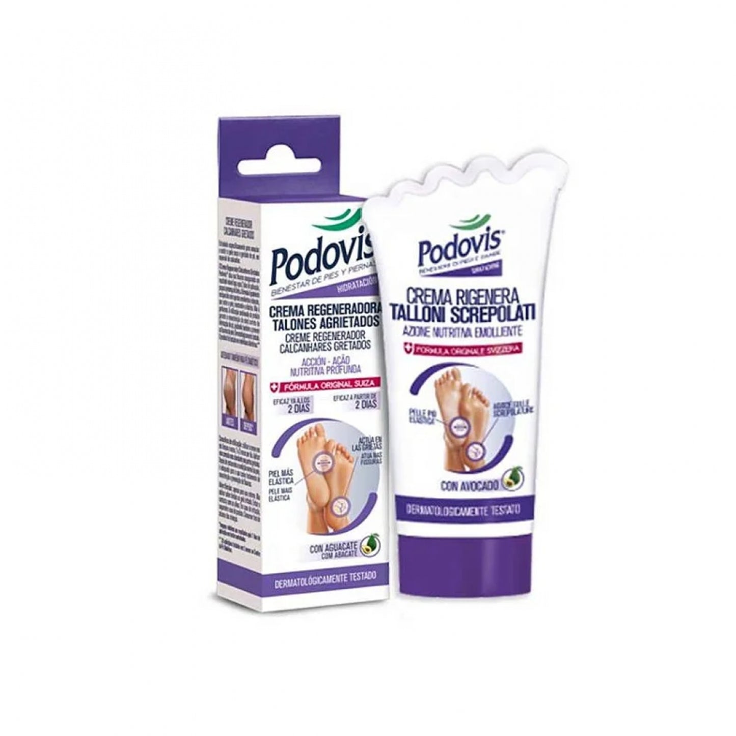 PODOVIS PIEDI E GAMBE CREMA RIGENERA TALLONI SCREPOLATI 75ML CON AVOCADO