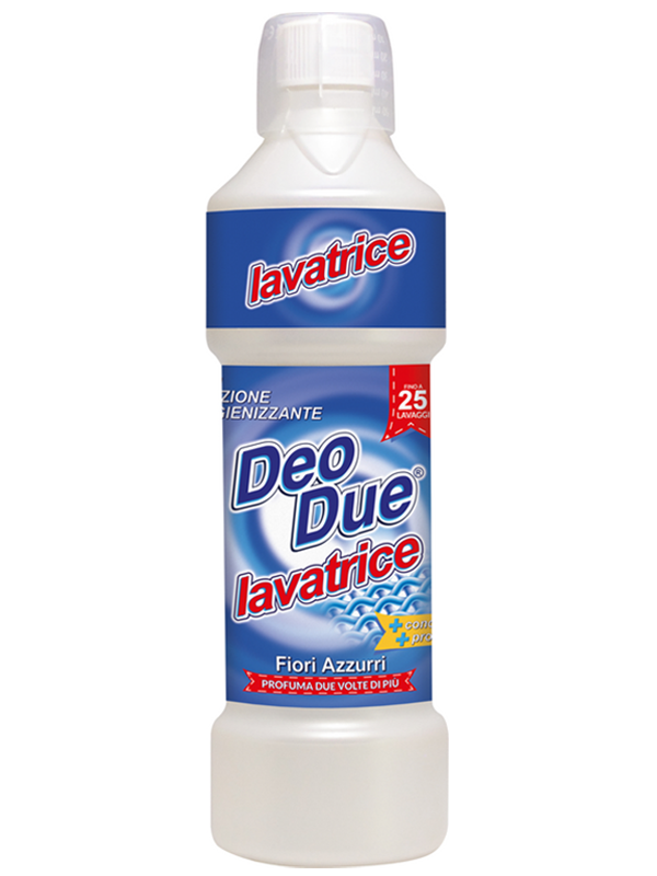 DEO DUE LAVATRICE LIQUIDO 1L 25 LAVAGGI FIORI AZZURRI