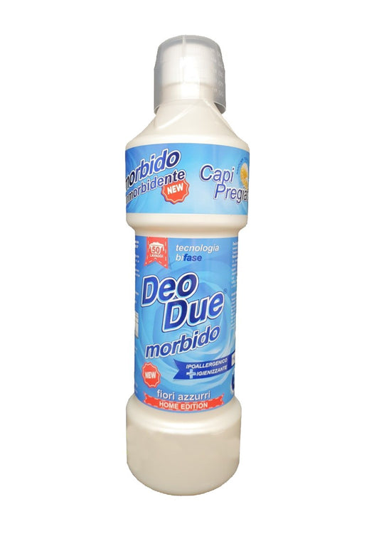 DEO DUE MORBIDO AMMORBIDENTE 1L 50 LAVAGGI FIORI AZZURRI
