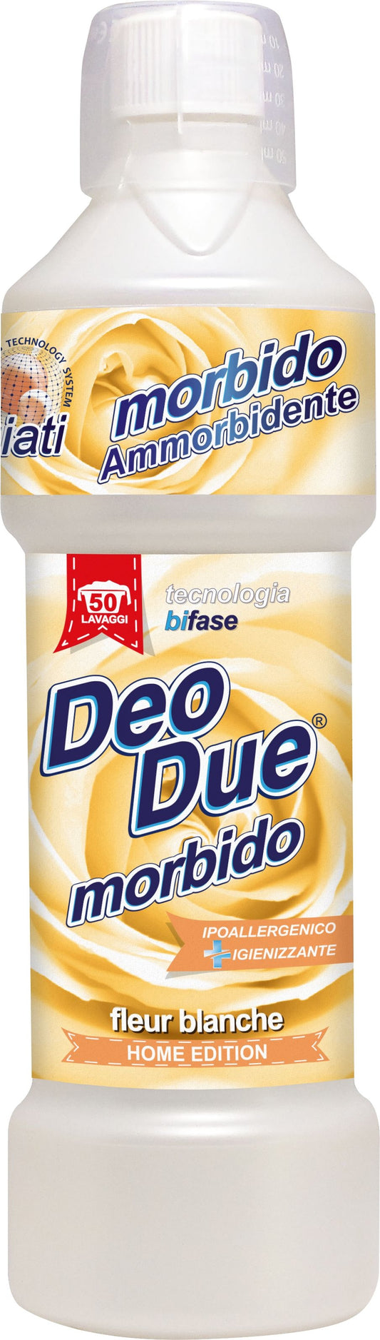 DEO DUE MORBIDO AMMORBIDENTE 1L 50 LAVAGGI FLEUR BLANCHE
