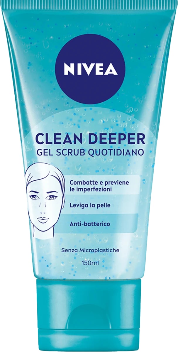 NIVEA CLEAN DEEPER GEL SCRUB QUOTIDIANO 150ML