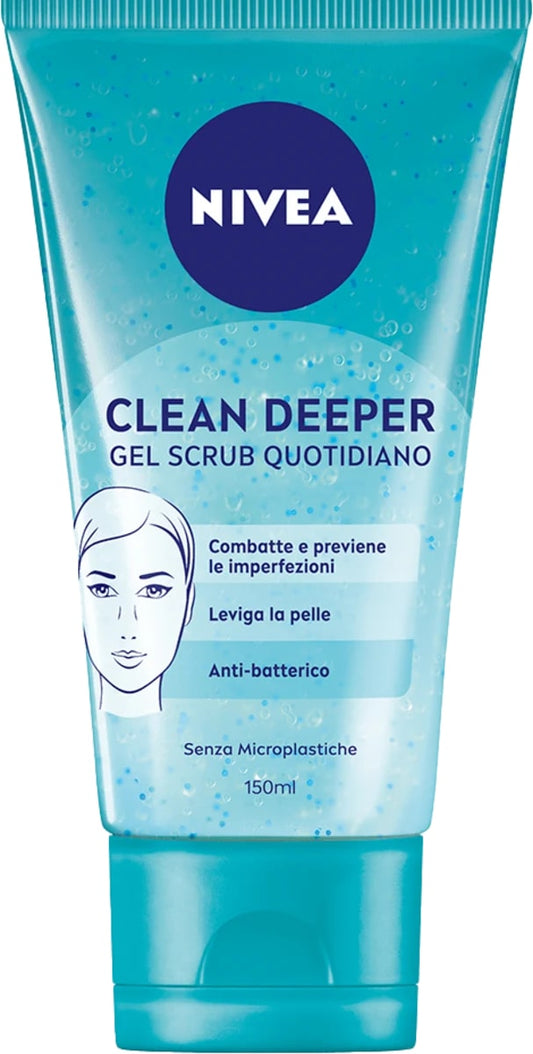 NIVEA CLEAN DEEPER GEL SCRUB QUOTIDIANO 150ML