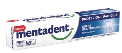 MENTADENT DENTIFRICIO 75ML PROTEZIONE FAMIGLIA IGIENE QUOTIDIANA