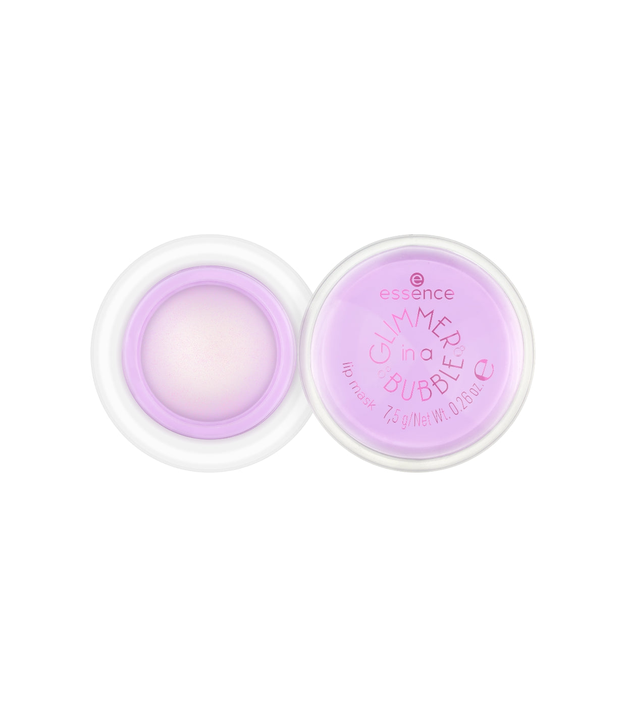 ESSENCE GLIMMER IN A BUBBLE MASCHERA LABBRA 01 KISS IN A BUBBLE