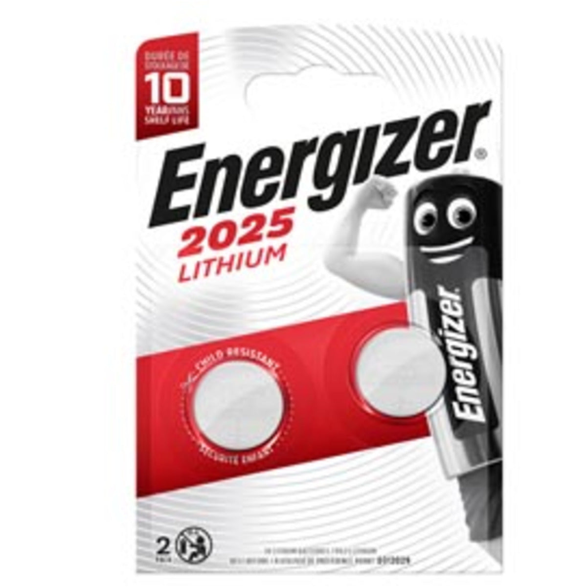 ENERGIZER LITHIUM CR2025 2PZ