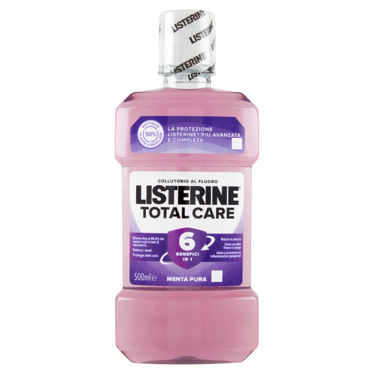 LISTERINE COLLUTTORIO 500ML TOTAL CARE 6 BENEFICI IN 1 MENTA PURA