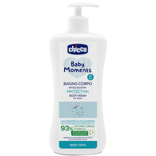 CHICCO BABY MOMENTS BAGNO 500ML 0M+ PROTECTION CALENDULA E GLICERINA