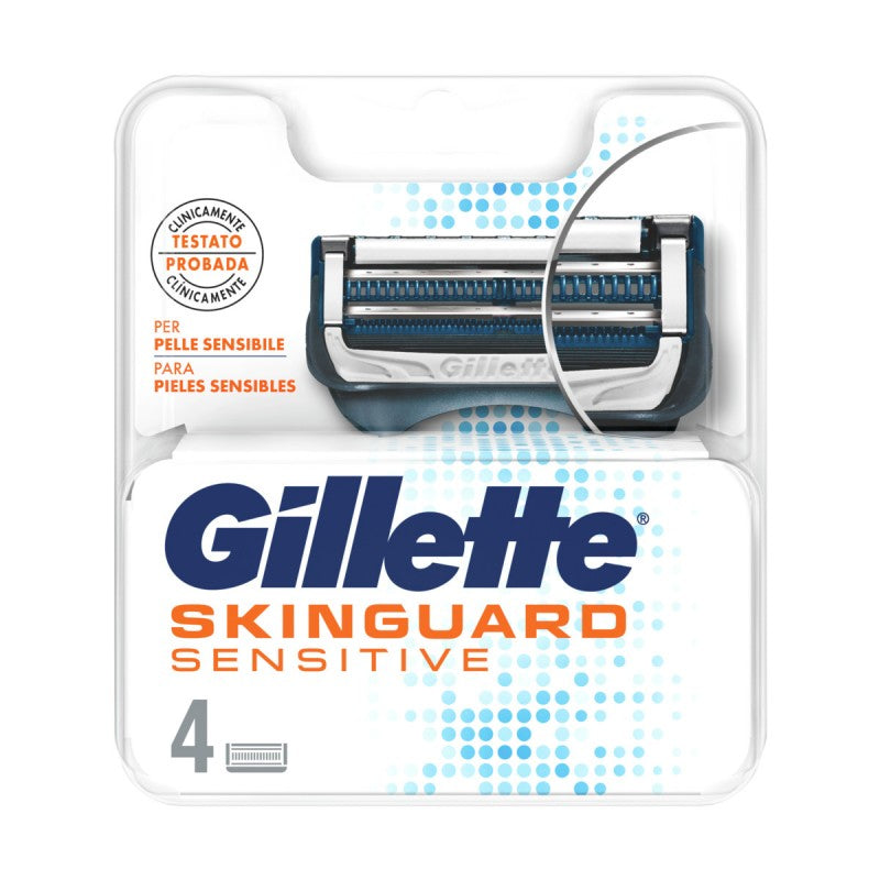 GILLETTE SKINGUARD SENSITIVE RICARICHE 4PZ CON ALOE PER PELLE SENSIBILE