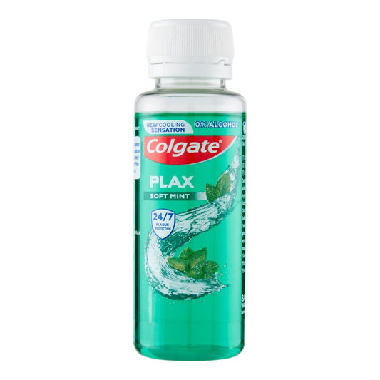 COLGATE COLLUTTORIO 100ML PLAX WHITE SOFT MINT