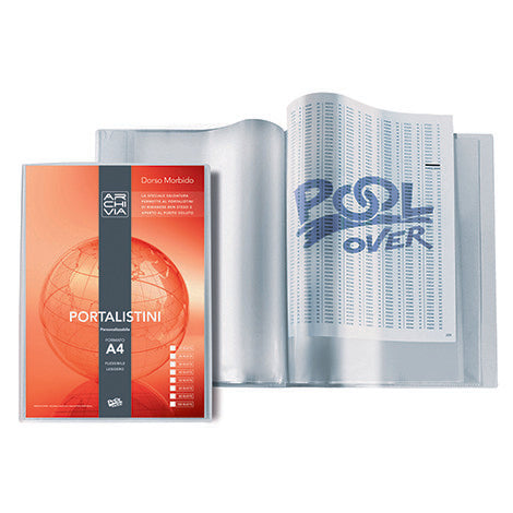 POOL OVER ARCHIVIA PORTALISTINI A4 30 BUSTE DORSO MORBIDO