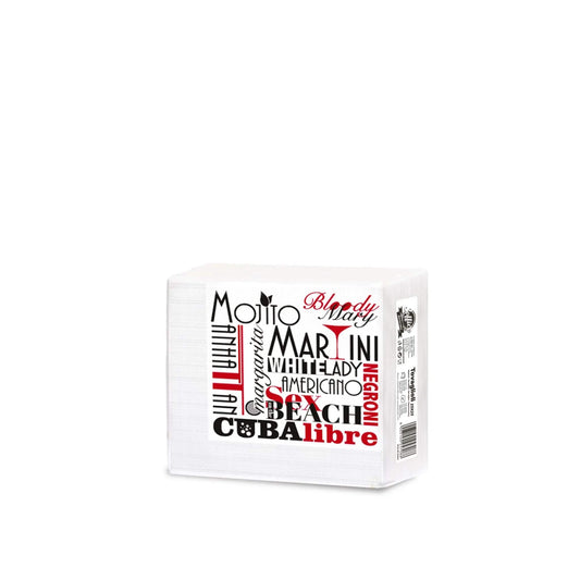SOFFICE 100 TOVAGLIOLI DOPPIOVELO 24X24 COCKTAIL