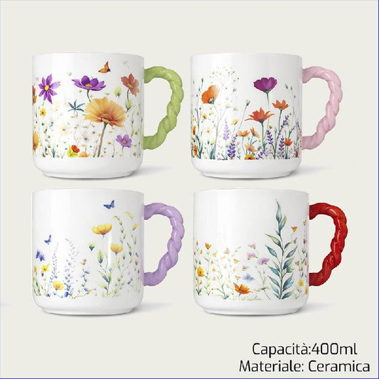ARCA TAZZA MUG 400ML ART.1475 COLORI ASSORTITI