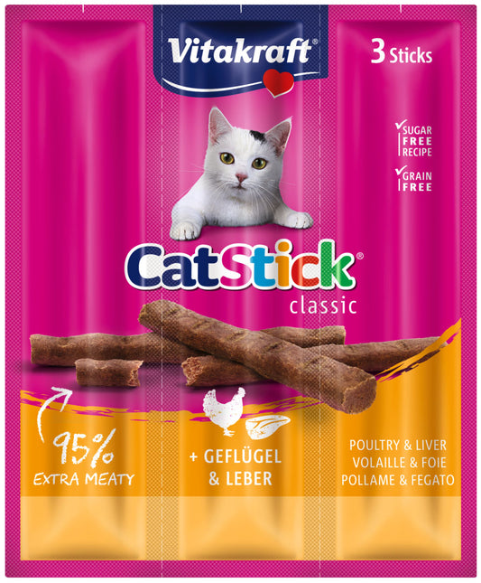 VITAKRAFT CAT STICK 3PZ POLLO E FEGATO