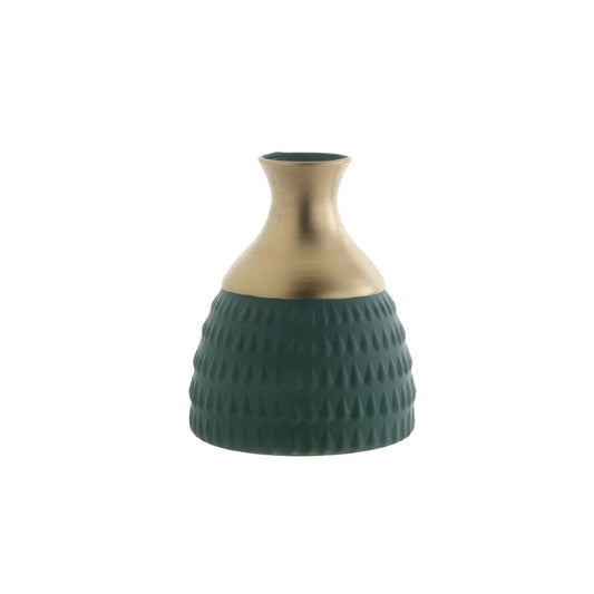 FRANCO SETA TEAL GOLD VASO SHAILA CM.15X20H