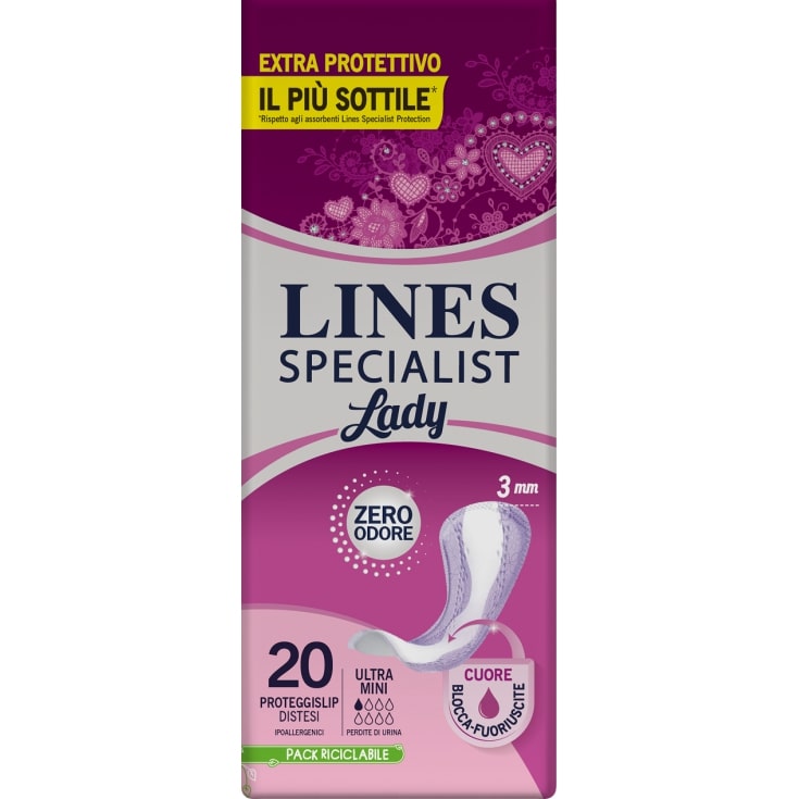 LINES SPECIALIST LADY PROTEGGISLIP ULTRA MINI X20 LONG