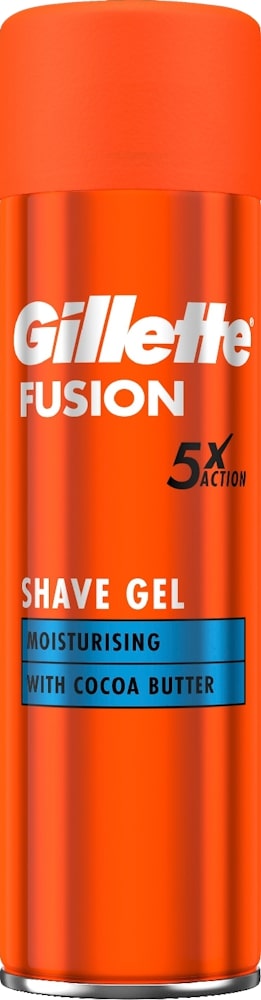 GILLETTE FUSION5 GEL DA BARBA MOISTURISING WITH COCOA BUTTER