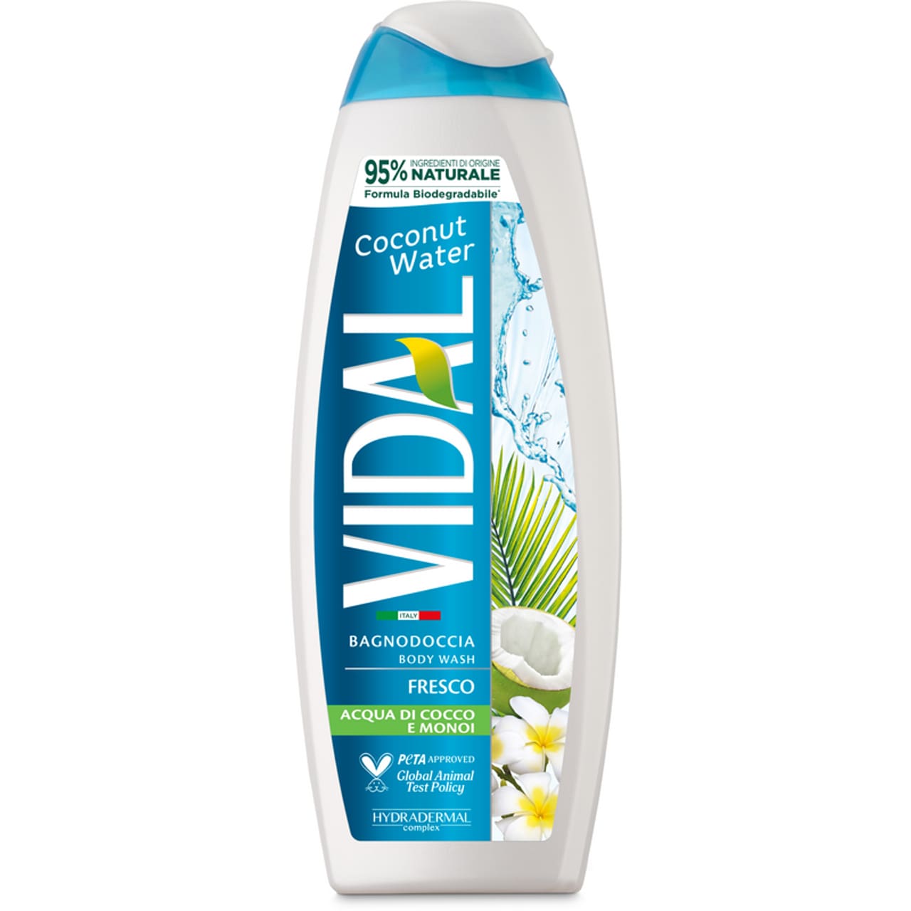 VIDAL BAGNODOCCIA 500ML COCONUT WATER FRESCO ACQUA DI COCCO E MONOI