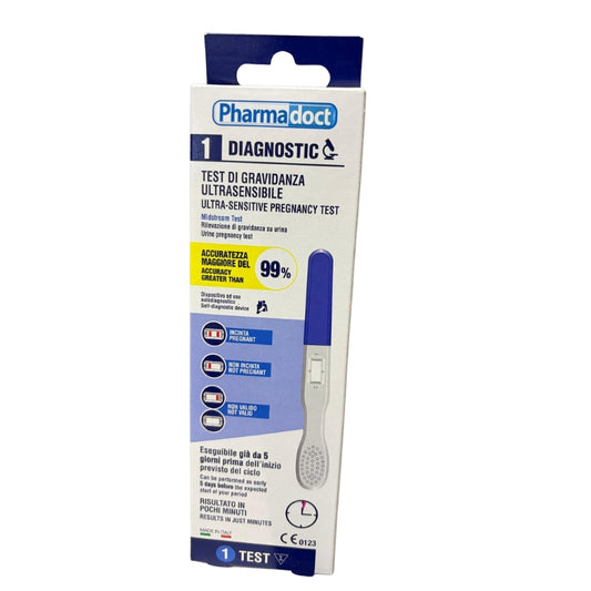 PHARMADOCT DIAGNOSTIC TEST DI GRAVIDANZA ULTRASENSIBILE 1 TEST