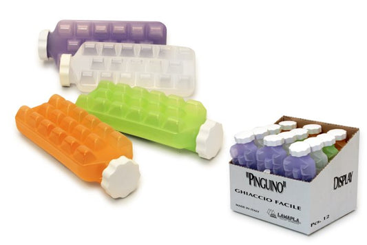 LAMAPLA BOTTIGLIA GHIACCIO PINGUINO COLORI ASSORTITI