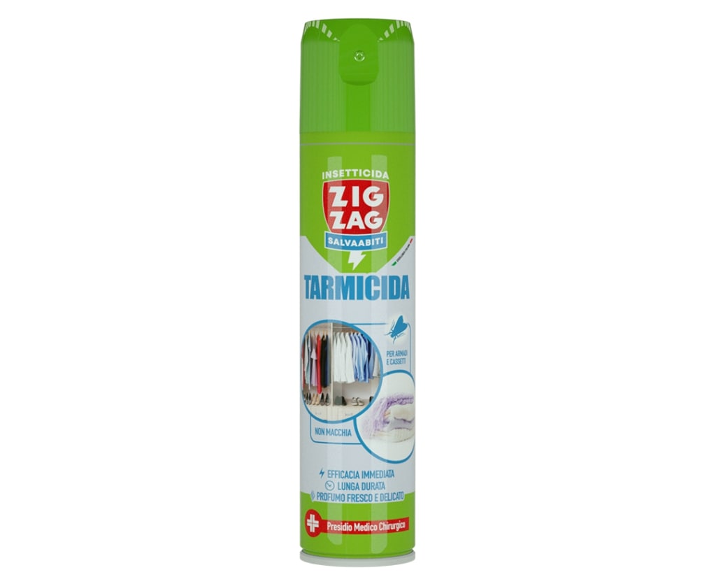 ZIG ZAG SALVAABITI TARMICIDA SPRAY 300ML PRESIDIO MEDICO CHIRURGICO