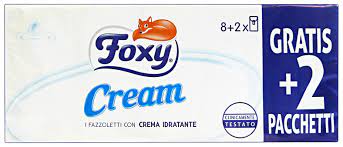 FOXY FAZZOLETTI CREAM X8+2
