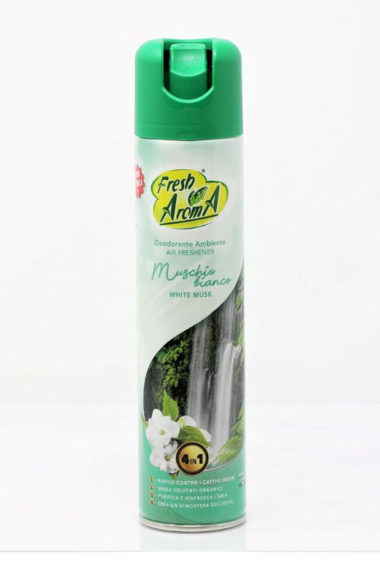 FRESH AROMA DEO SPRAY 4IN1 300ML MUSCHIO BIANCO