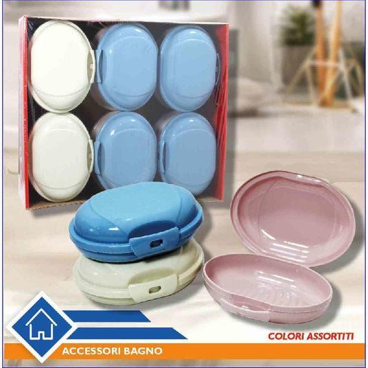 FATIGATI PORTASAPONE IN PLASTICA COLORI ASSORTITI