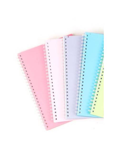 COLOURBOOK QUADERNO MAXI SPIRALE A4 PASTELLO 1 RIGO CON FORI