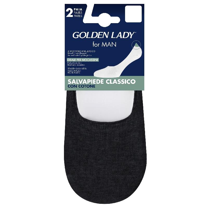GOLDEN LADY SALVAPIEDE CLASSICO UOMO 39/42 NERO 2 PAIA