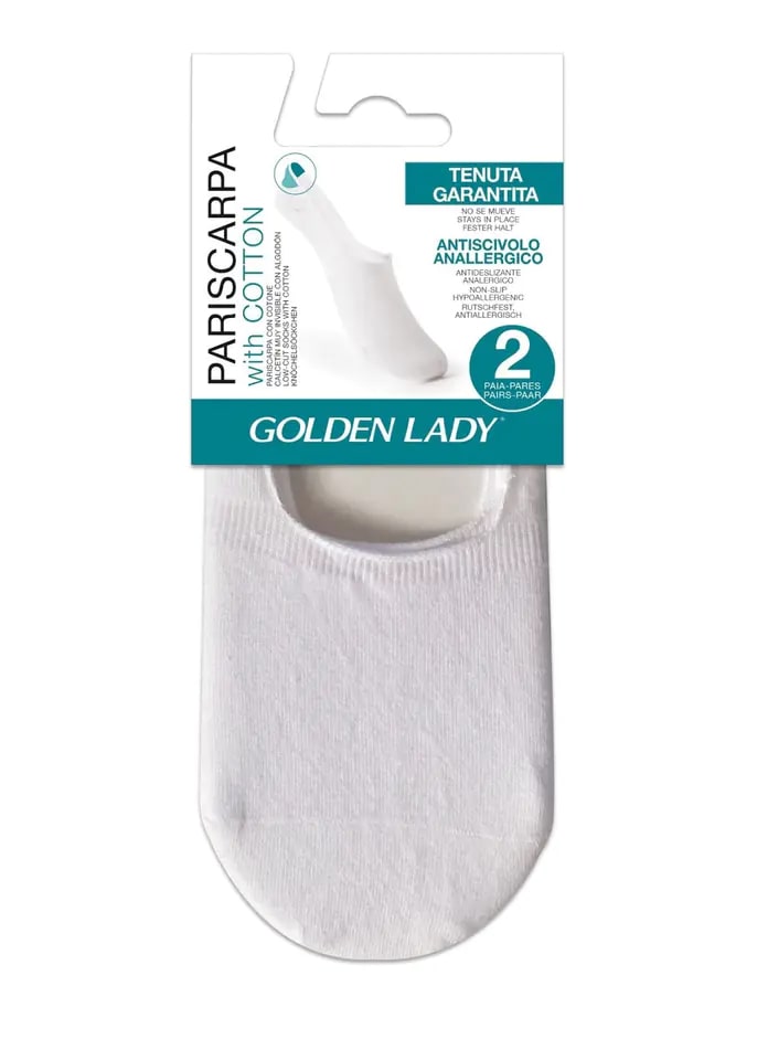 GOLDEN LADY PARISCARPA INVISIBILE 2 PAIA S/M 35/38 NERO