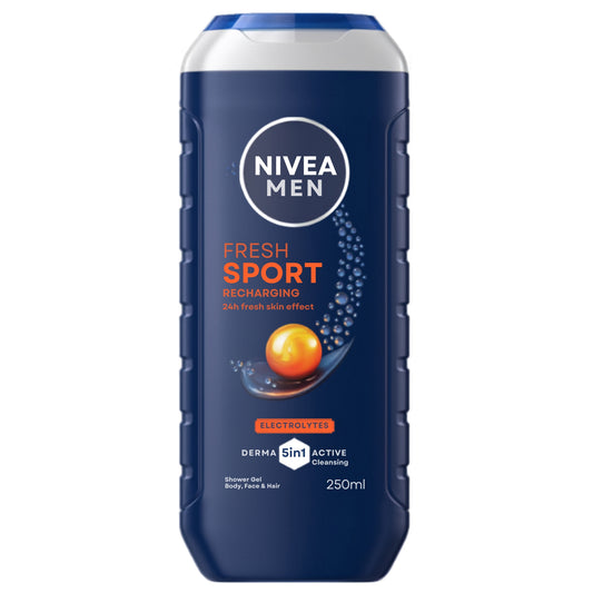 NIVEA MEN DOCCIA SHAMPOO 250ML FRESH SPORT RECHARGING