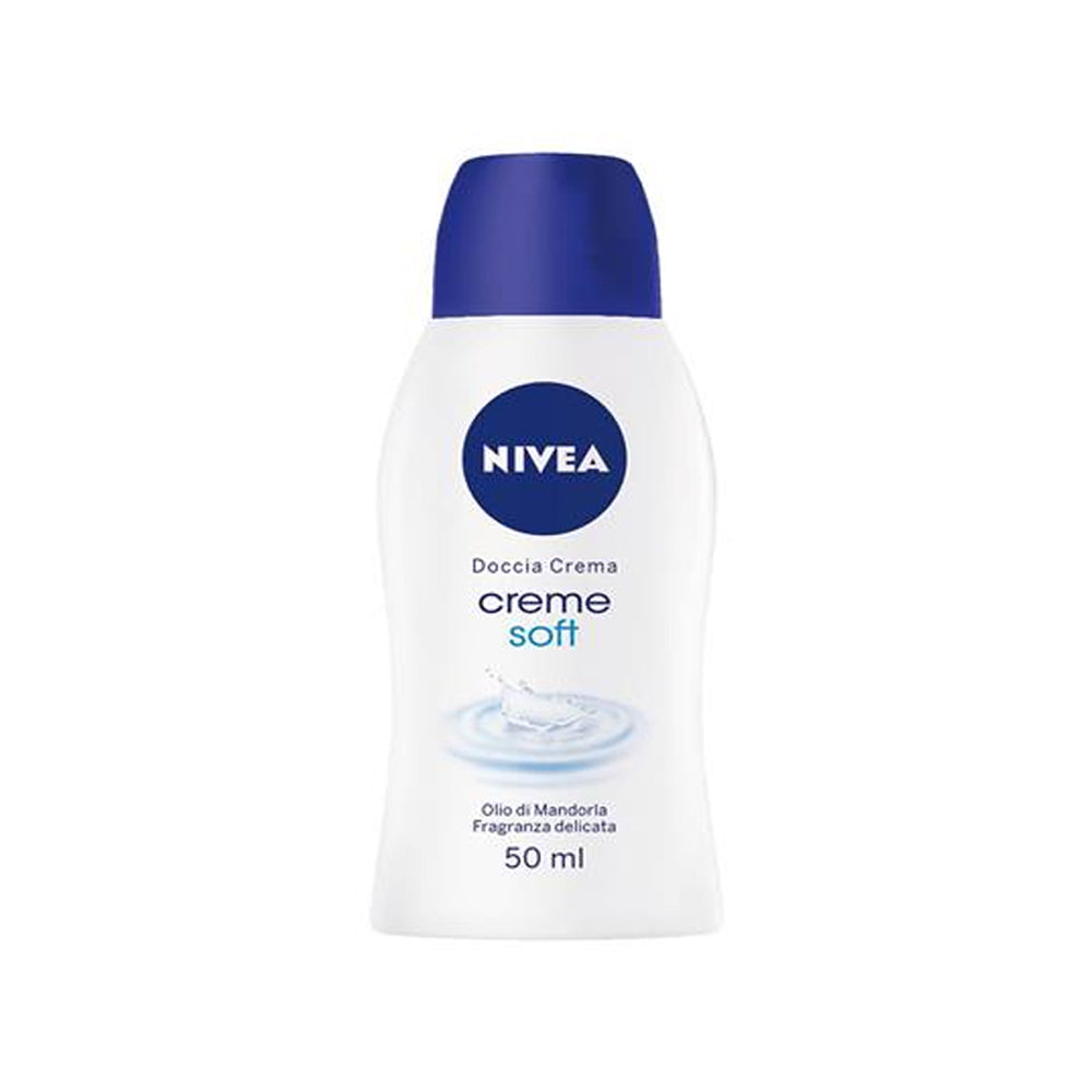 NIVEA DOCCIA CREMA 50ML CREME SOFT OLIO DI MANDORLA FRAGRANZA DELICATA
