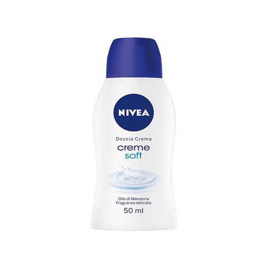 NIVEA DOCCIA CREMA 50ML CREME SOFT OLIO DI MANDORLA FRAGRANZA DELICATA