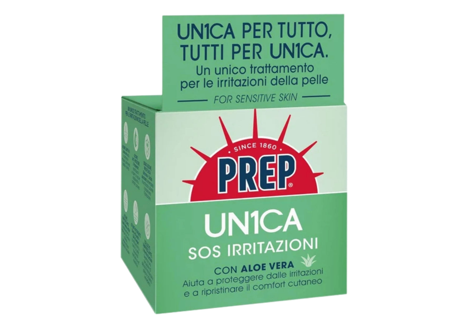 PREP UN1CA SOS IRRITAZIONI CON ALOE VERA CREMA VASO 75ML UN1CA PER TUTTO TUTTI PER UN1CA PELLI SENSIBILI