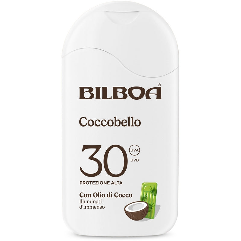 BILBOA COCCOBELLO LATTE SOLARE 200ML SPF 30 CON OLIO DI COCCO