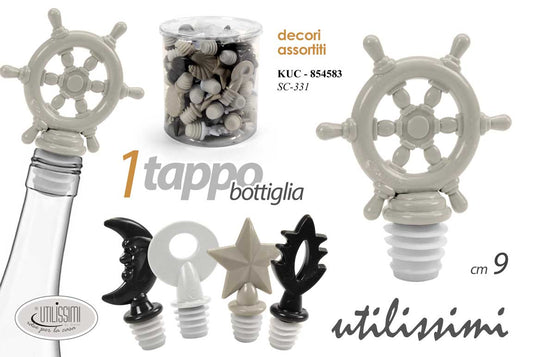 GICOS TAPPO BOTTIGLIA CM.9 DECORI ASSORTITI