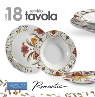 GICOS ROMANTIC SERVIZIO TAVOLA 18PZ