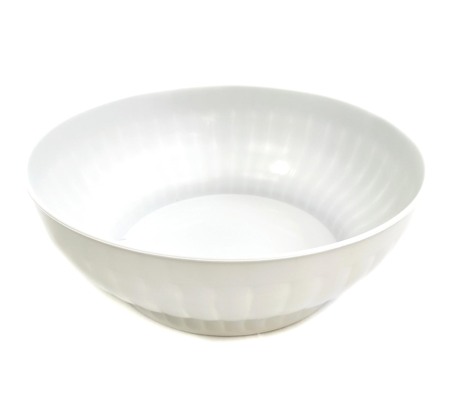 ECOPLAST INSALATIERA COSTOLATA D.28 BIANCO