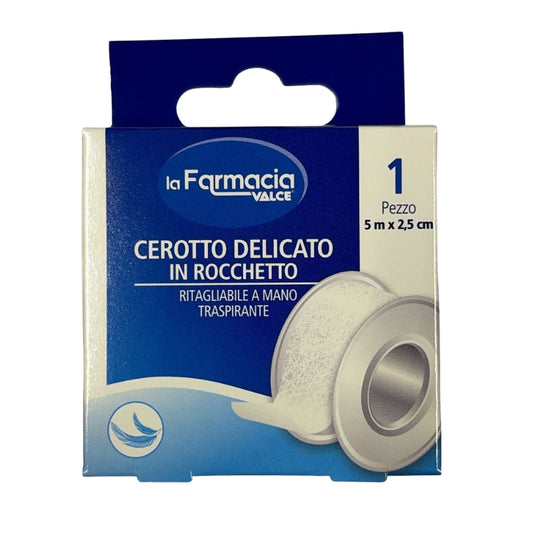 LA FARMACIA VALCE CEROTTO DELICATO IN ROCCHETTO 5MX2,5CM 1PZ