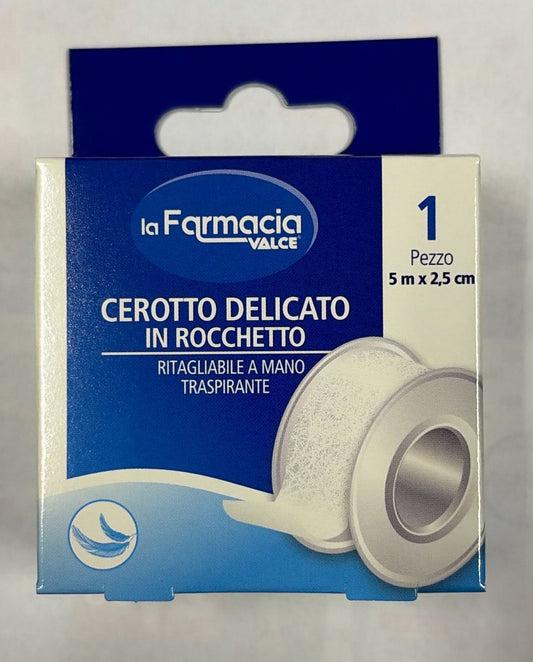 LA FARMACIA VALCE CEROTTO DELICATO IN ROCCHETTO 5MX2,5CM 1PZ