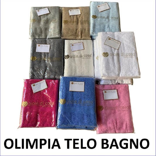 GIOIE DI CASA TELO BAGNO OLIMPIA TINTA UNITA COLORI ASSORTITI