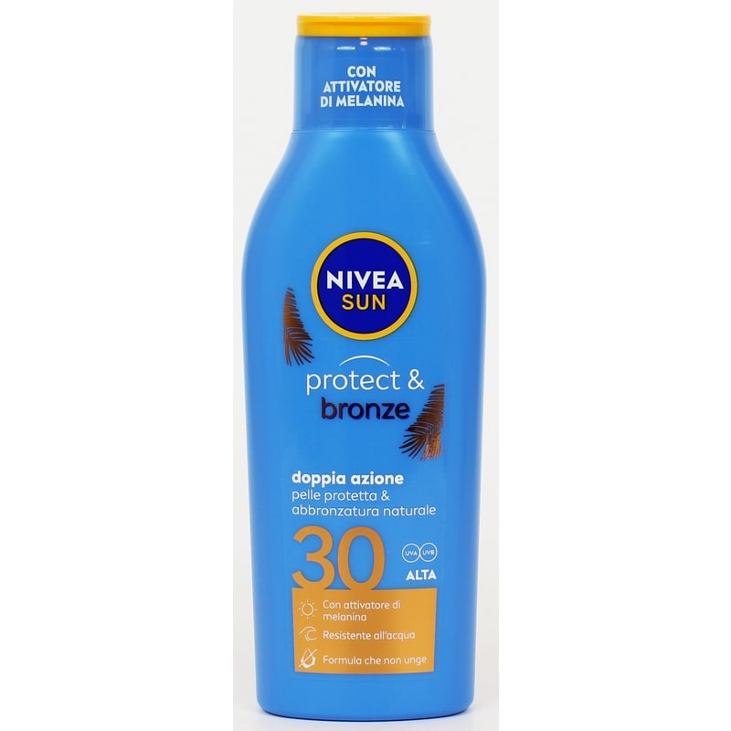 NIVEA SUN PROTECT & BRONZE LATTE SOLARE 200ML SPF 30