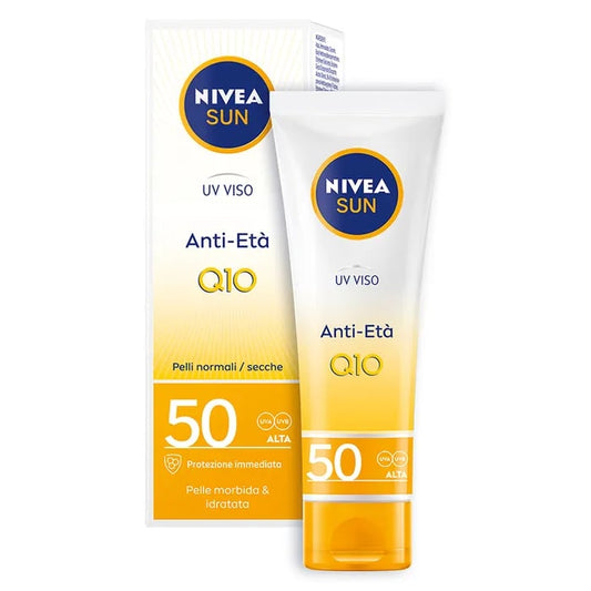 NIVEA SUN UV VISO ANTI-ETA' Q10 50ML SPF 50