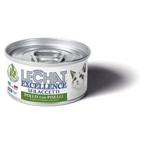LECHAT EXCELLENCE SFILACCETTI 80G POLLO CON PISELLI