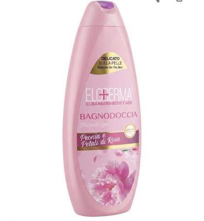 ELODERMA BAGNODOCCIA 600ML PEONIA E PETALI DI ROSA