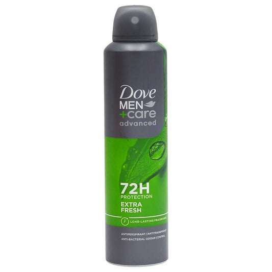 DOVE MEN+CARE DEO SPRAY 250ML ADVANCED CARE EXTRA FRESH 72H