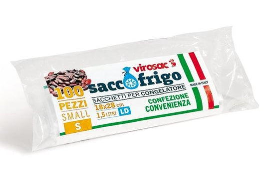 VIROSAC SACCOFRIGO ROTOLO 100PZ S 18X28 1,5L LD