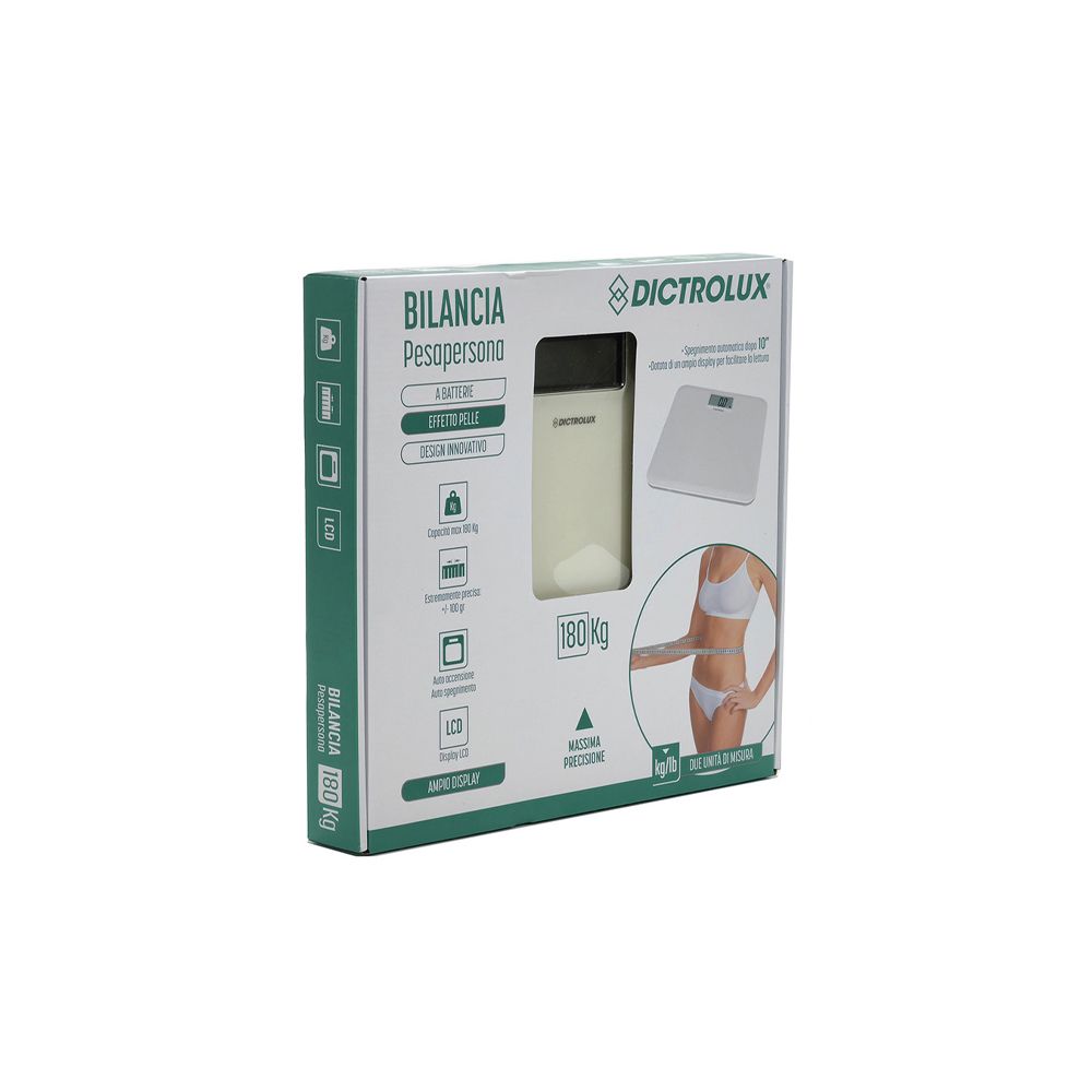 DICTROLUX BILANCIA PESAPERSONA DIGITALE KG.180 BIANCO
