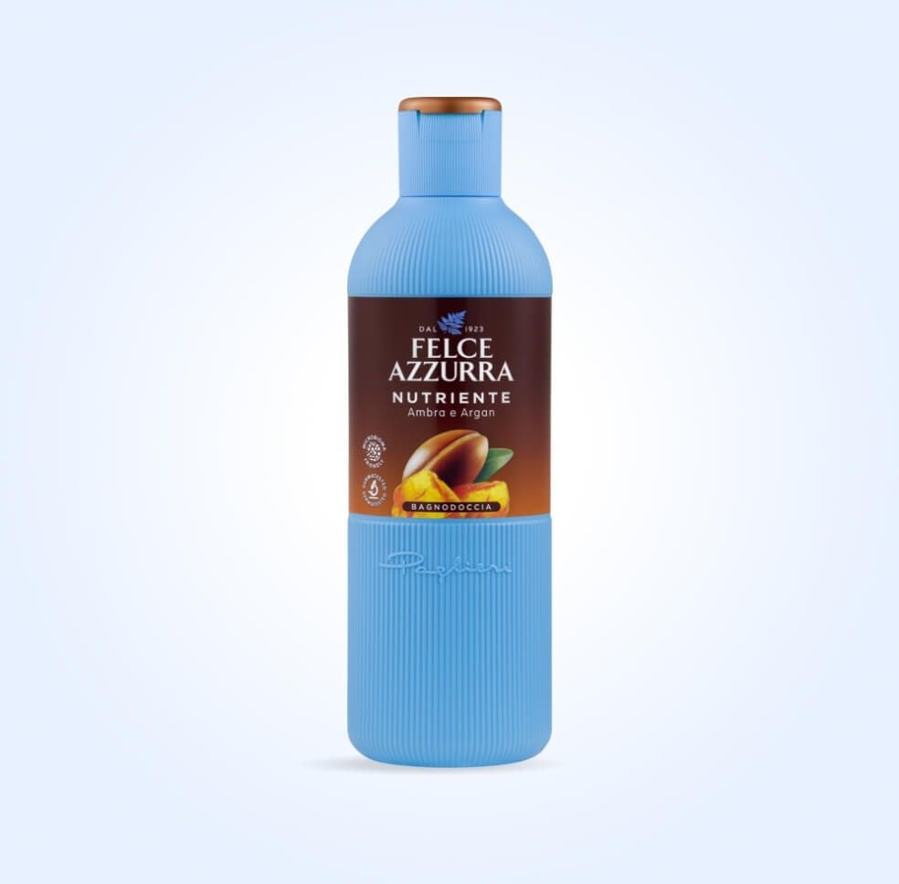 FELCE AZZURRA BAGNODOCCIA 650ML NUTRIENTE AMBRA E ARGAN